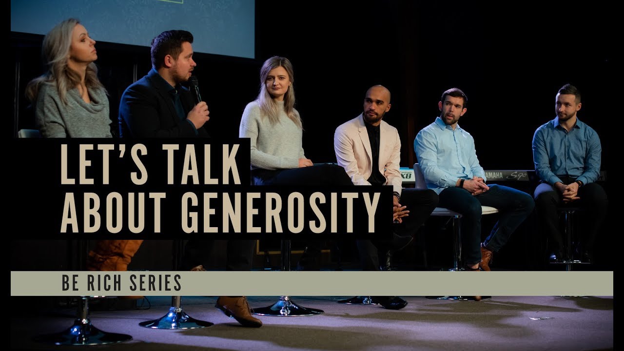 Featured image for 'Lets Talk on Generosity'