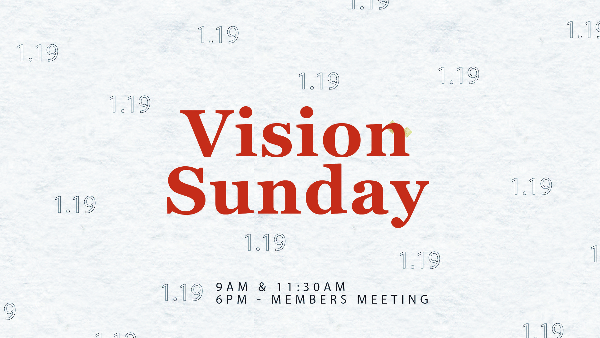 Featured image for 'Weekend Experience: Vision Sunday'