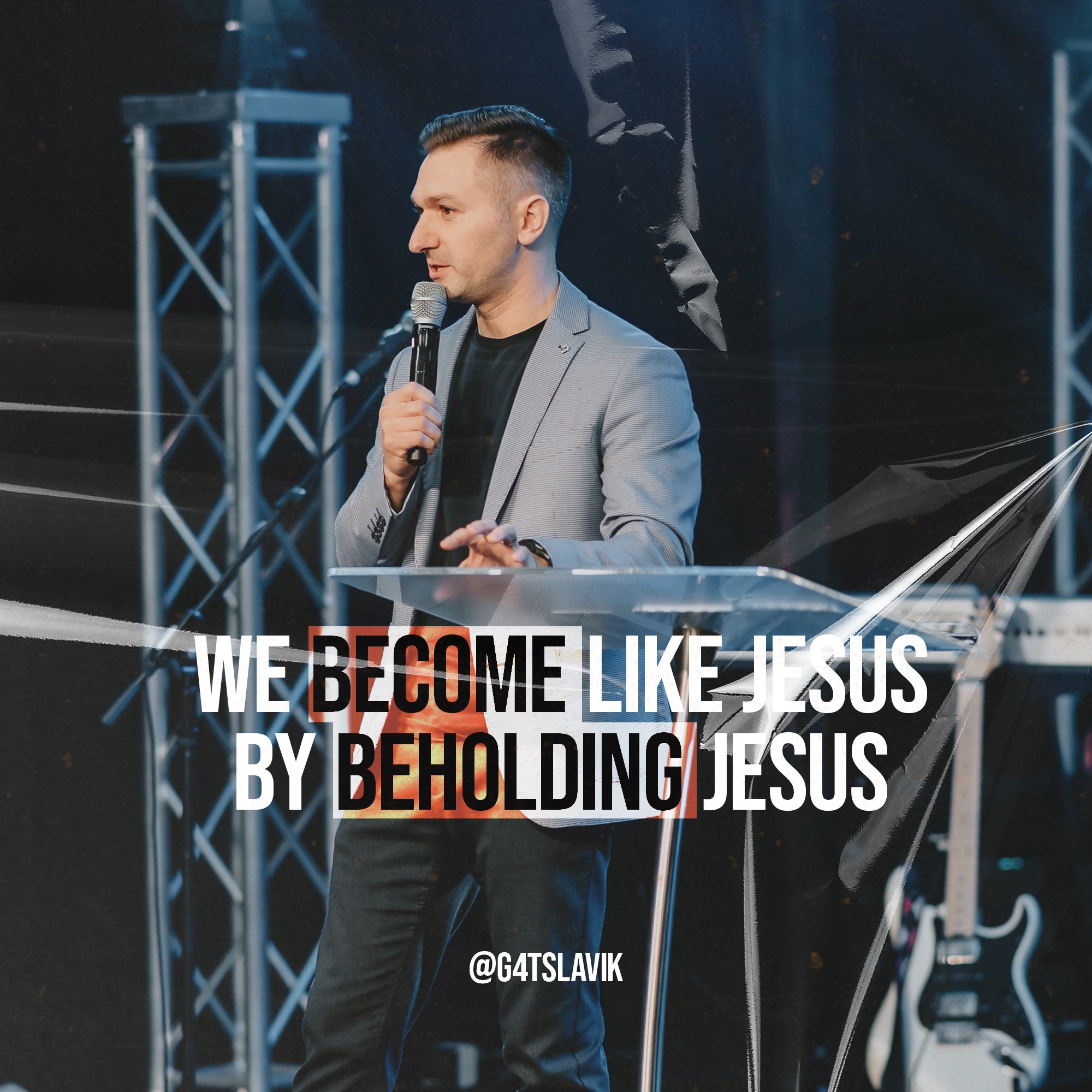 Shareable Quote for Sermon: Becoming by Beholding