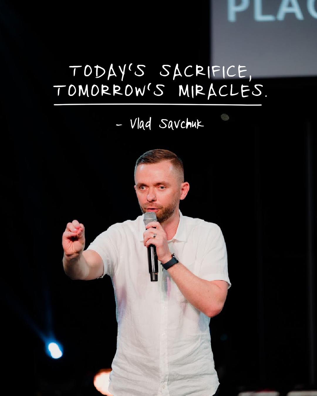 Shareable Quote for Sermon: Sacrifice to Miracles